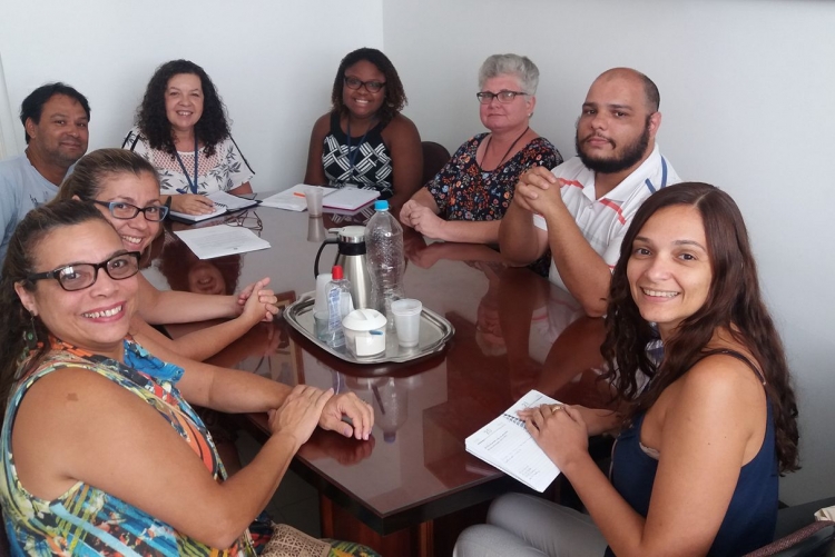reunião da equipe