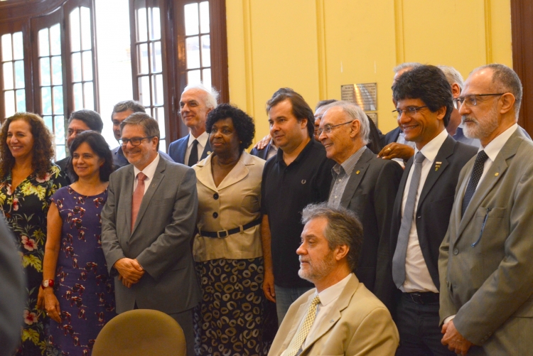Antonio Claudio da Nóbrega, reitores, deputados e senadores