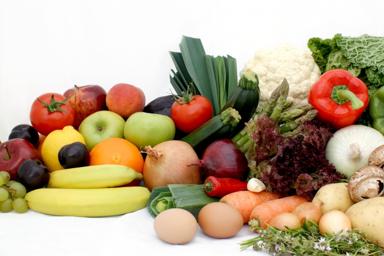 imagem: frutas e legumes