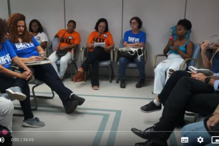 Reunião com Huap, SINTUFF e comando local de greve