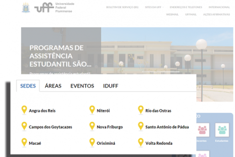 Informes e notícias divididos por localidade