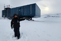 Módulo Meteoro, localizado na Estação Brasileira na Antártica