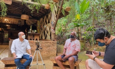 Entrevista com a liderança Renatão, do Quilombo do Grotão, com a equipe do projeto. 