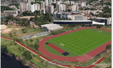 Projeto da Pista de Atletismo no Campus do Gragoatá