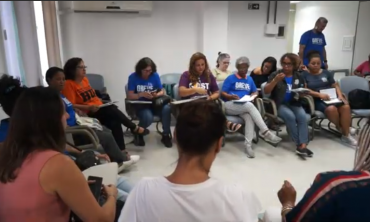 Reunião com o comando greve sobre a reabertura do fornecimento de alimentação aos alunos